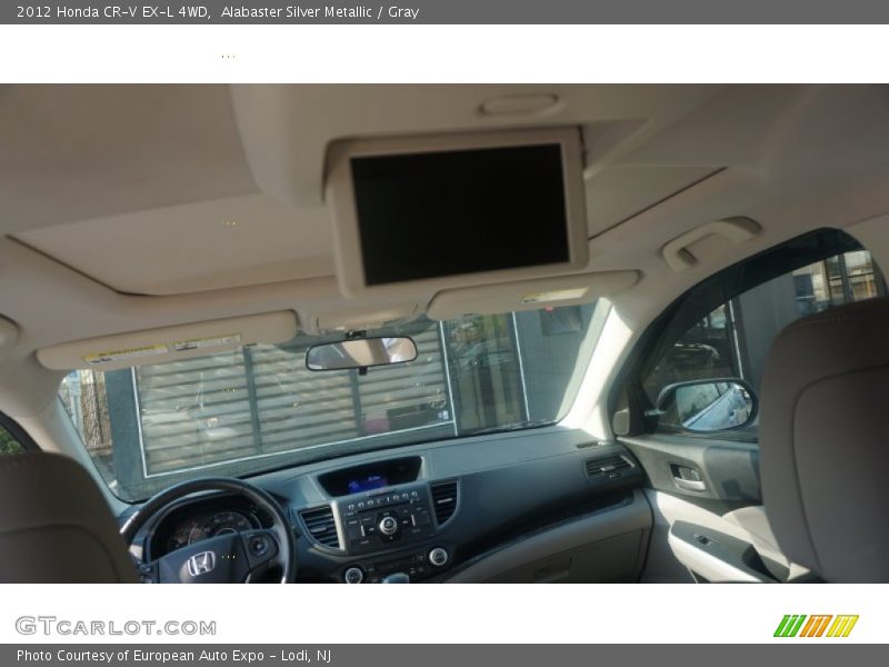 Alabaster Silver Metallic / Gray 2012 Honda CR-V EX-L 4WD