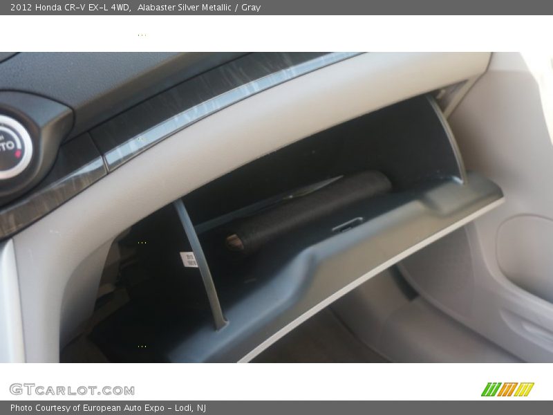 Alabaster Silver Metallic / Gray 2012 Honda CR-V EX-L 4WD