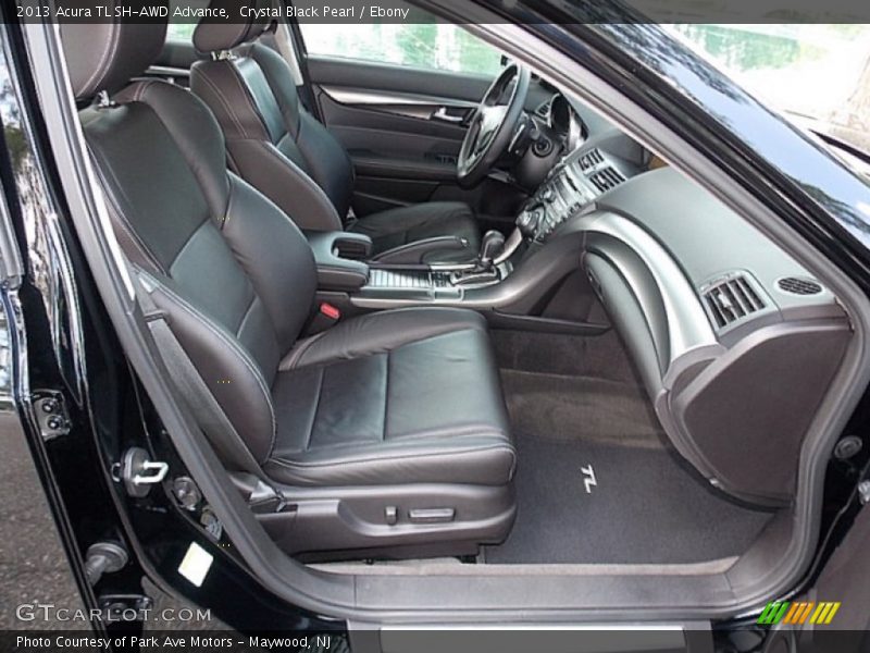 Crystal Black Pearl / Ebony 2013 Acura TL SH-AWD Advance
