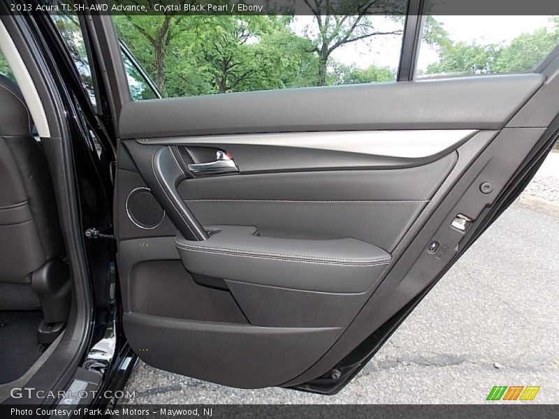 Crystal Black Pearl / Ebony 2013 Acura TL SH-AWD Advance