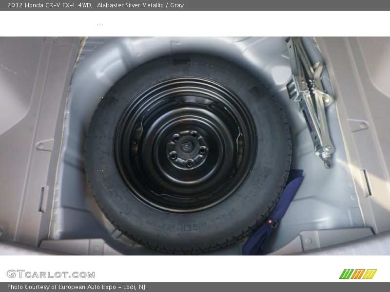 Alabaster Silver Metallic / Gray 2012 Honda CR-V EX-L 4WD