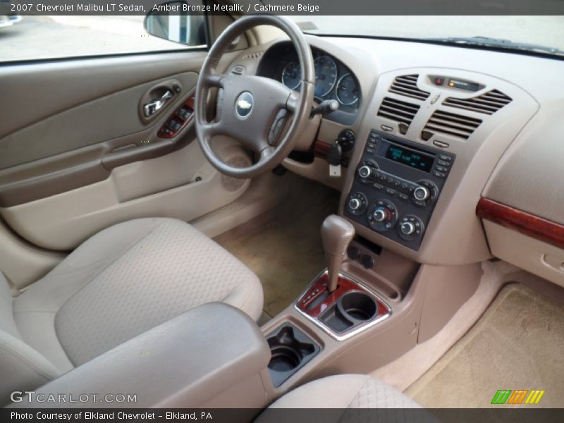 Amber Bronze Metallic / Cashmere Beige 2007 Chevrolet Malibu LT Sedan