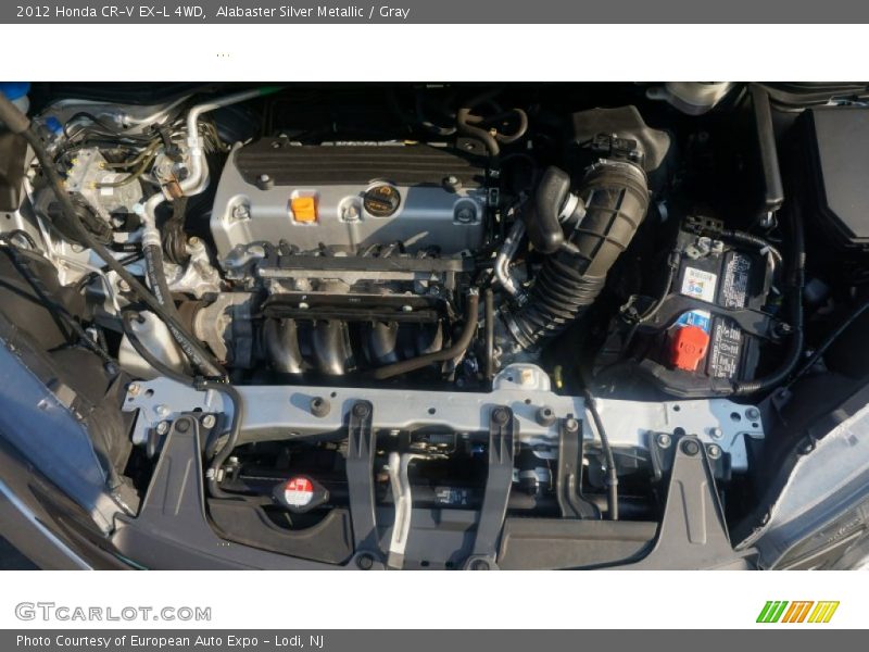 Alabaster Silver Metallic / Gray 2012 Honda CR-V EX-L 4WD