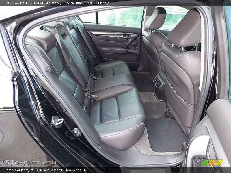 Crystal Black Pearl / Ebony 2013 Acura TL SH-AWD Advance