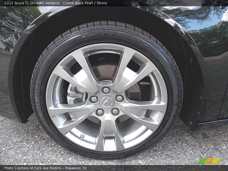 Crystal Black Pearl / Ebony 2013 Acura TL SH-AWD Advance