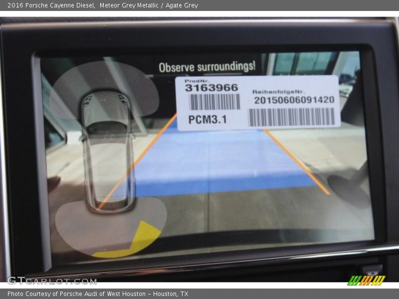 Meteor Grey Metallic / Agate Grey 2016 Porsche Cayenne Diesel