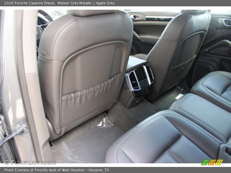 Rear Seat of 2016 Cayenne Diesel