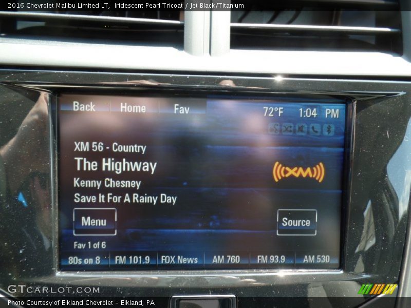 Iridescent Pearl Tricoat / Jet Black/Titanium 2016 Chevrolet Malibu Limited LT