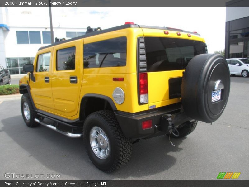Yellow / Ebony 2006 Hummer H2 SUV
