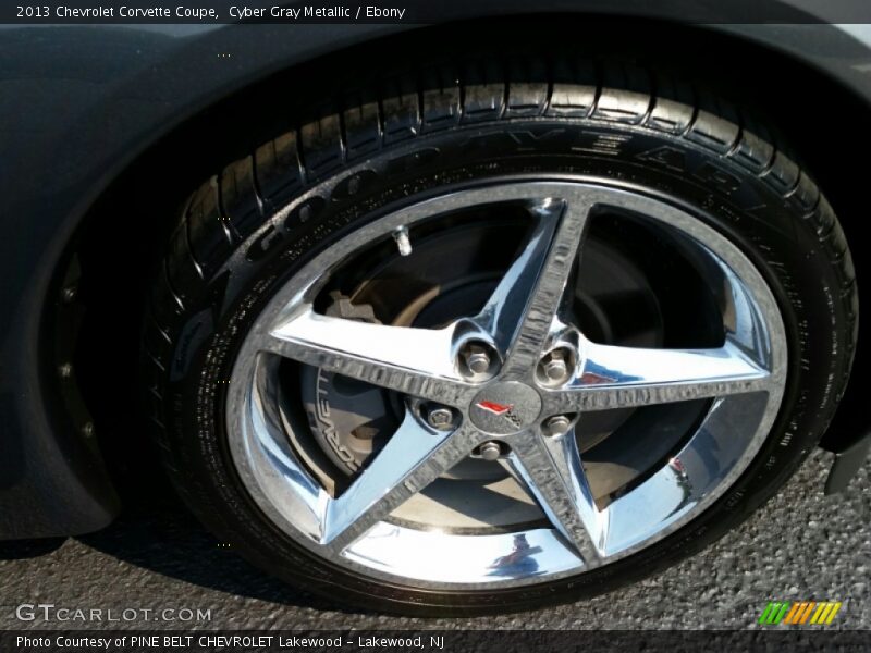 Cyber Gray Metallic / Ebony 2013 Chevrolet Corvette Coupe