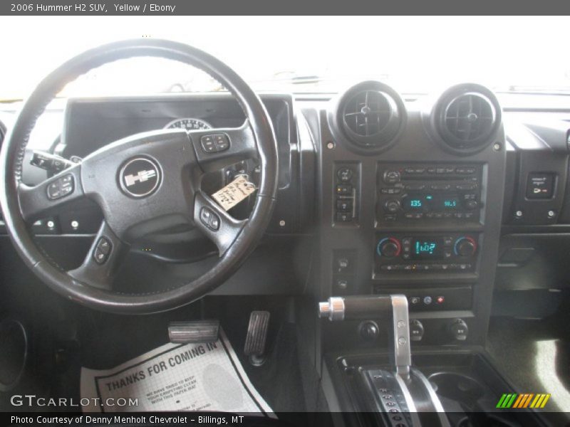 Yellow / Ebony 2006 Hummer H2 SUV