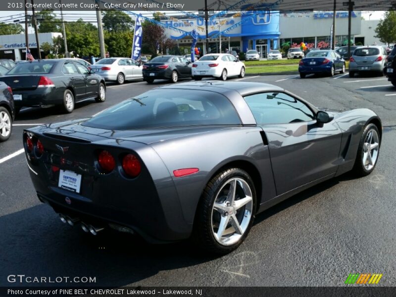 Cyber Gray Metallic / Ebony 2013 Chevrolet Corvette Coupe