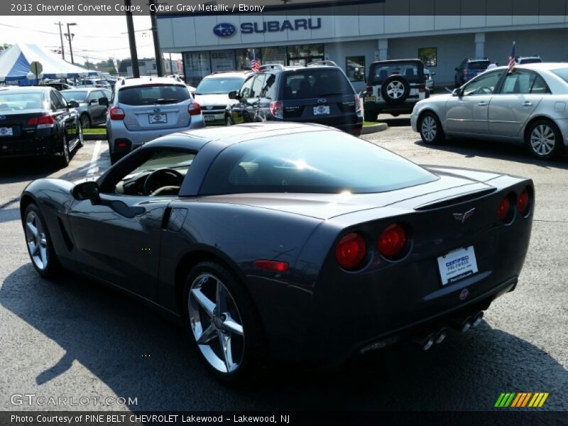 Cyber Gray Metallic / Ebony 2013 Chevrolet Corvette Coupe