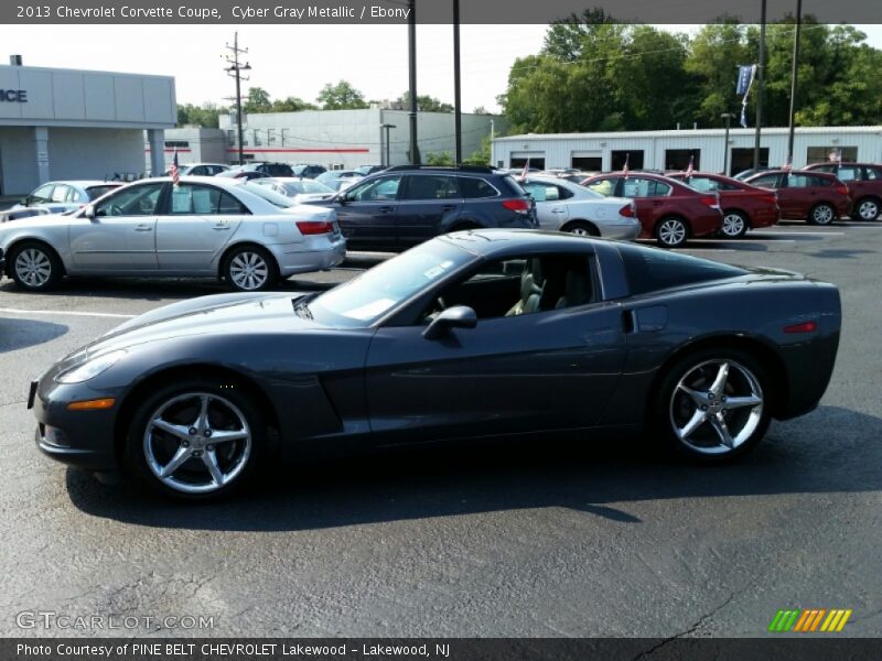 Cyber Gray Metallic / Ebony 2013 Chevrolet Corvette Coupe
