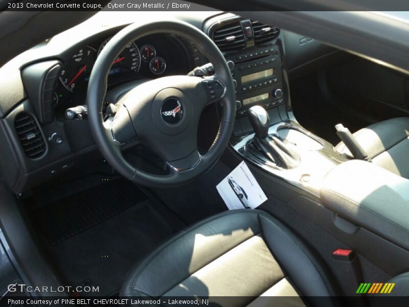 Cyber Gray Metallic / Ebony 2013 Chevrolet Corvette Coupe