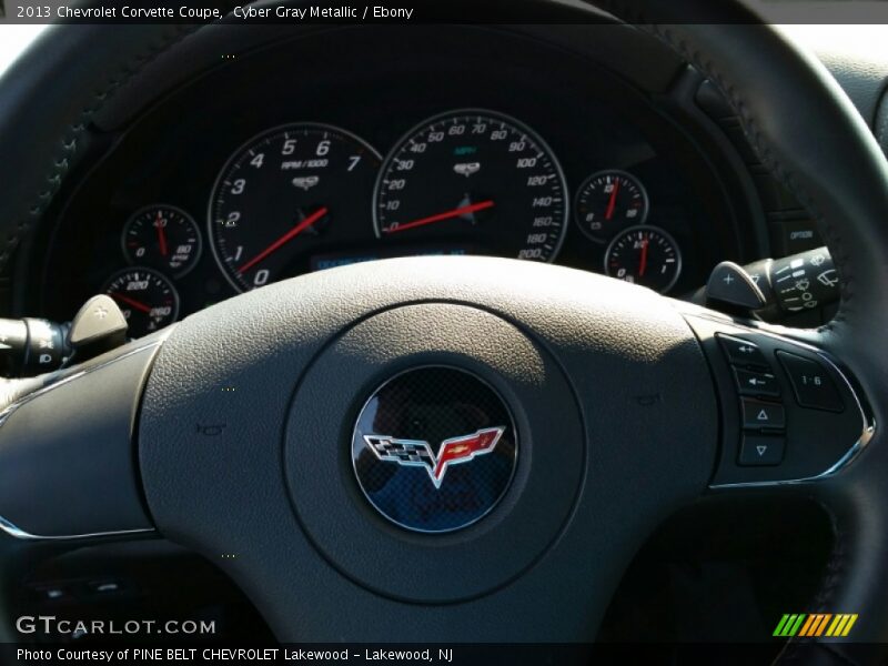Cyber Gray Metallic / Ebony 2013 Chevrolet Corvette Coupe