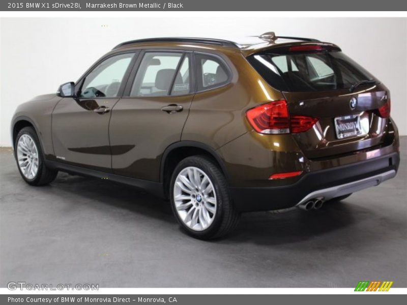 Marrakesh Brown Metallic / Black 2015 BMW X1 sDrive28i