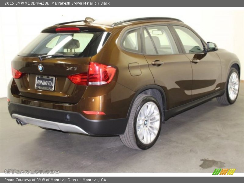 Marrakesh Brown Metallic / Black 2015 BMW X1 sDrive28i