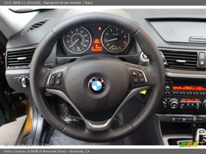 Marrakesh Brown Metallic / Black 2015 BMW X1 sDrive28i