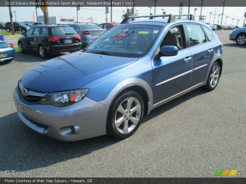 Newport Blue Pearl / Ivory 2010 Subaru Impreza Outback Sport Wagon