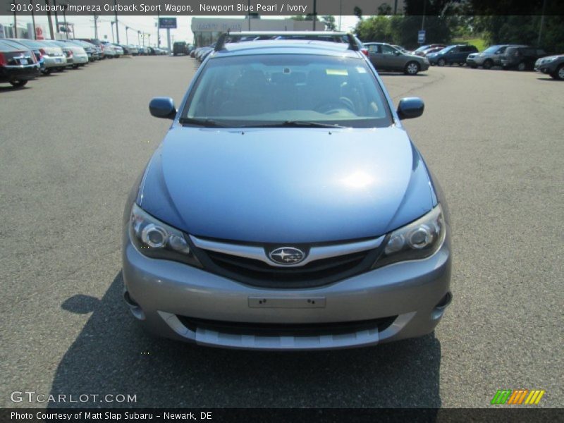 Newport Blue Pearl / Ivory 2010 Subaru Impreza Outback Sport Wagon