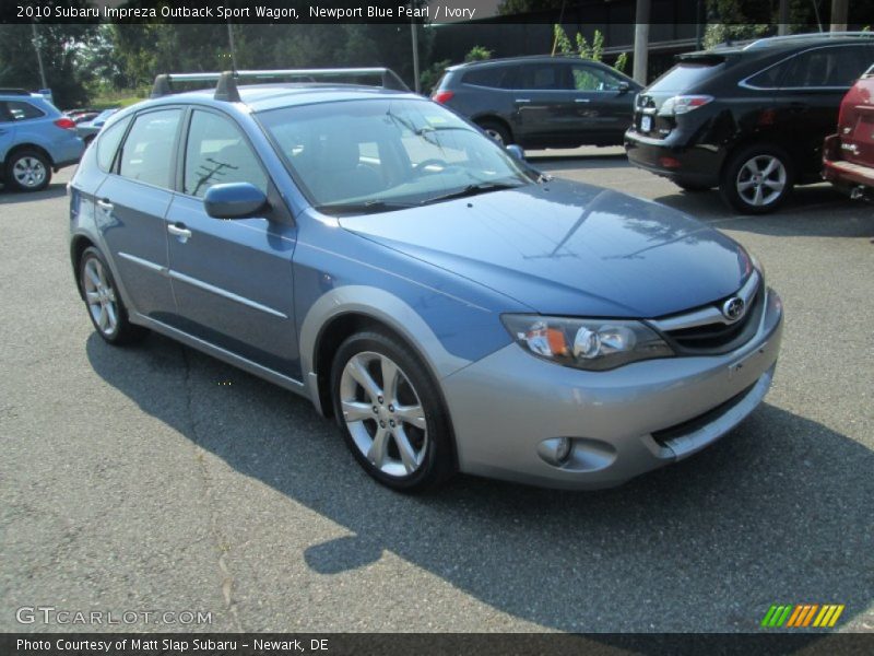 Newport Blue Pearl / Ivory 2010 Subaru Impreza Outback Sport Wagon