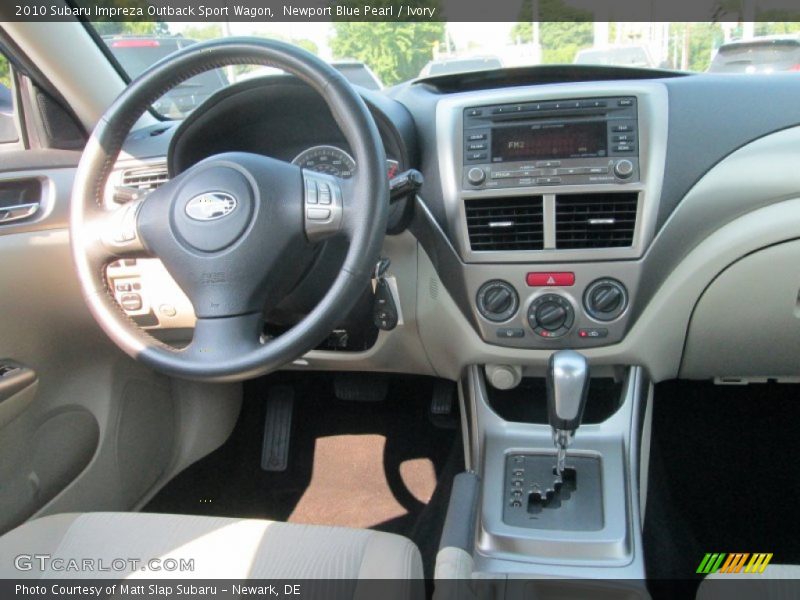 Newport Blue Pearl / Ivory 2010 Subaru Impreza Outback Sport Wagon