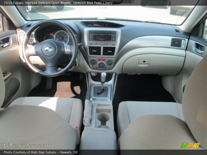 Newport Blue Pearl / Ivory 2010 Subaru Impreza Outback Sport Wagon