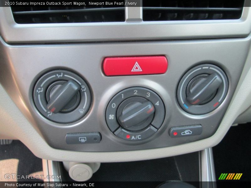 Newport Blue Pearl / Ivory 2010 Subaru Impreza Outback Sport Wagon