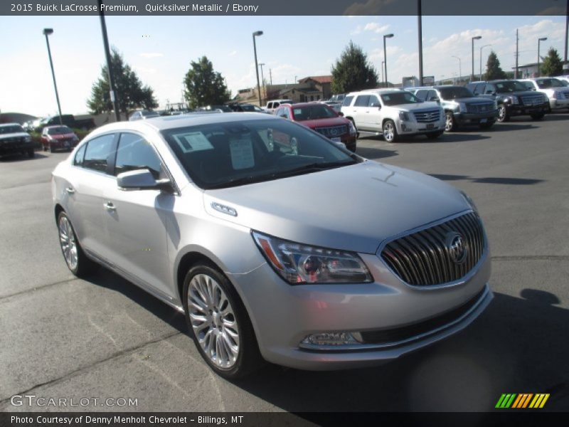 Quicksilver Metallic / Ebony 2015 Buick LaCrosse Premium