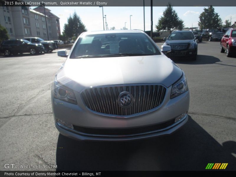 Quicksilver Metallic / Ebony 2015 Buick LaCrosse Premium