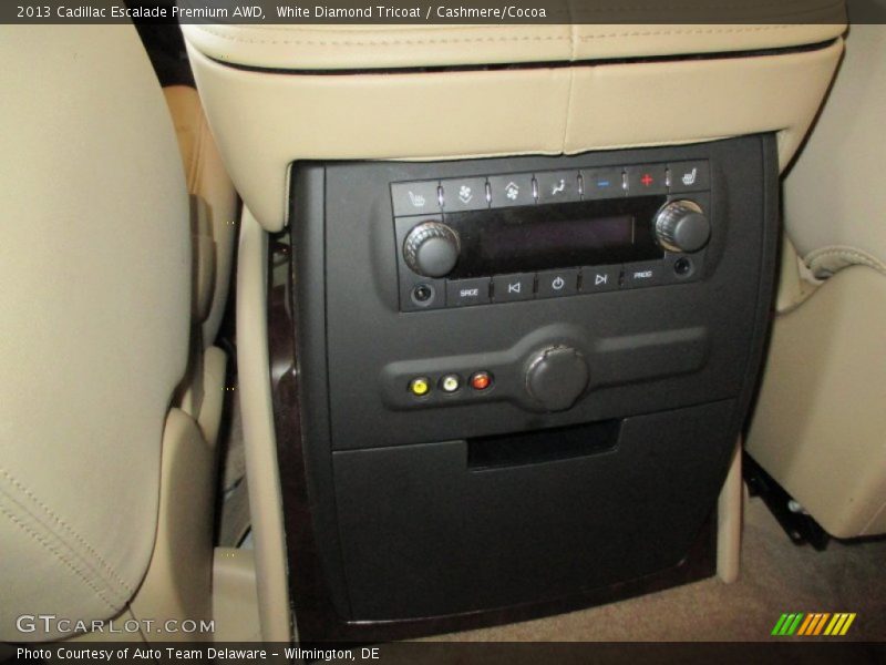 White Diamond Tricoat / Cashmere/Cocoa 2013 Cadillac Escalade Premium AWD