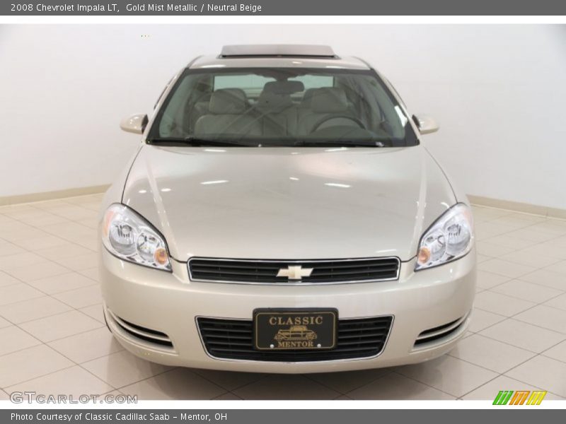 Gold Mist Metallic / Neutral Beige 2008 Chevrolet Impala LT