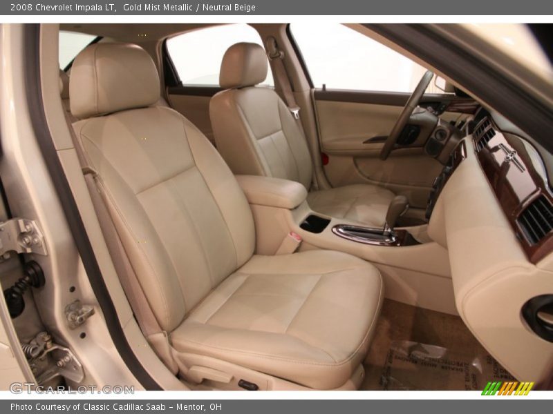 Gold Mist Metallic / Neutral Beige 2008 Chevrolet Impala LT