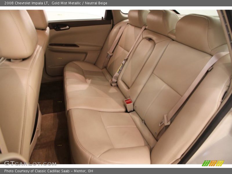 Gold Mist Metallic / Neutral Beige 2008 Chevrolet Impala LT