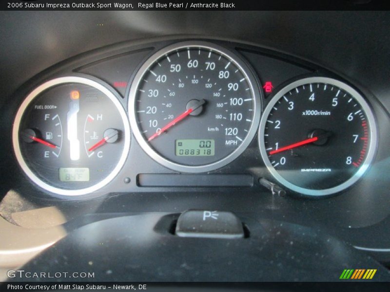 Regal Blue Pearl / Anthracite Black 2006 Subaru Impreza Outback Sport Wagon