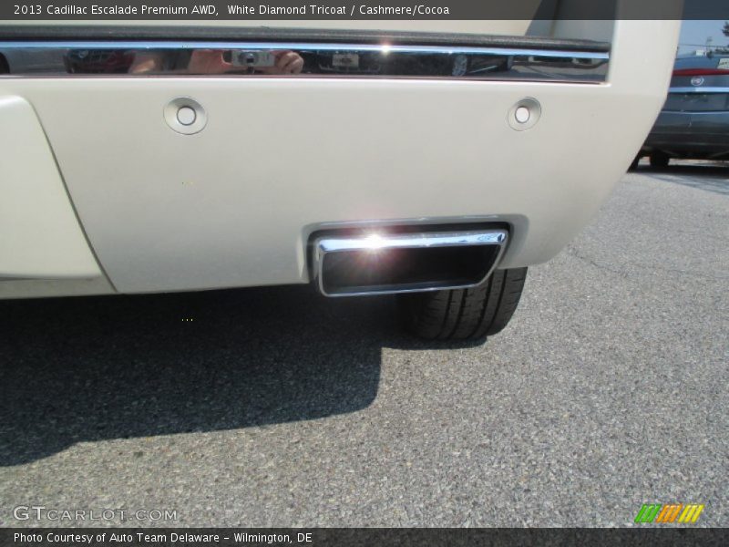 White Diamond Tricoat / Cashmere/Cocoa 2013 Cadillac Escalade Premium AWD