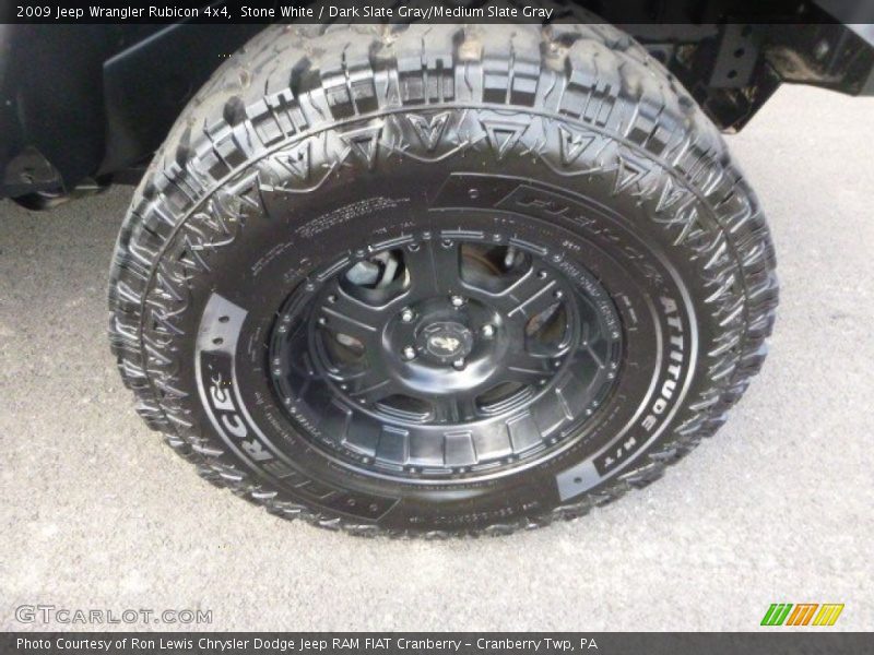 Stone White / Dark Slate Gray/Medium Slate Gray 2009 Jeep Wrangler Rubicon 4x4