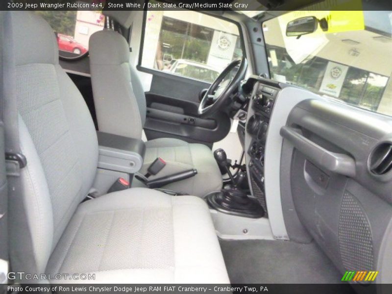 Stone White / Dark Slate Gray/Medium Slate Gray 2009 Jeep Wrangler Rubicon 4x4