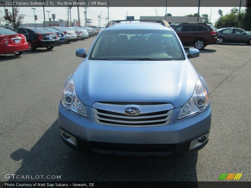 Sky Blue Metallic / Off Black 2012 Subaru Outback 2.5i
