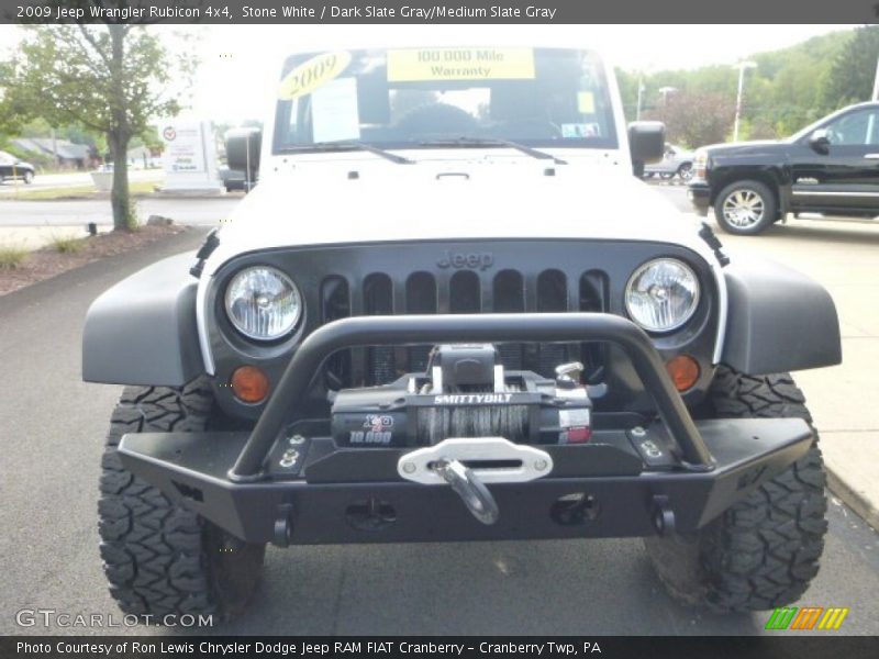 Stone White / Dark Slate Gray/Medium Slate Gray 2009 Jeep Wrangler Rubicon 4x4