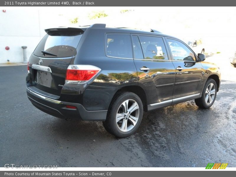 Black / Black 2011 Toyota Highlander Limited 4WD