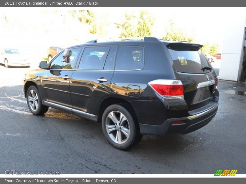 Black / Black 2011 Toyota Highlander Limited 4WD