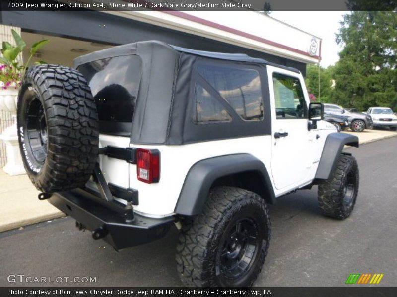 Stone White / Dark Slate Gray/Medium Slate Gray 2009 Jeep Wrangler Rubicon 4x4