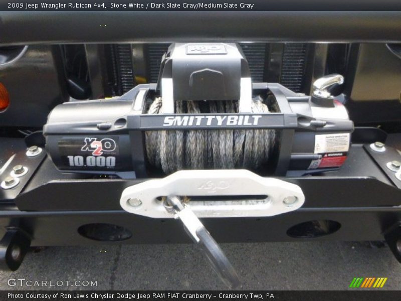 Stone White / Dark Slate Gray/Medium Slate Gray 2009 Jeep Wrangler Rubicon 4x4