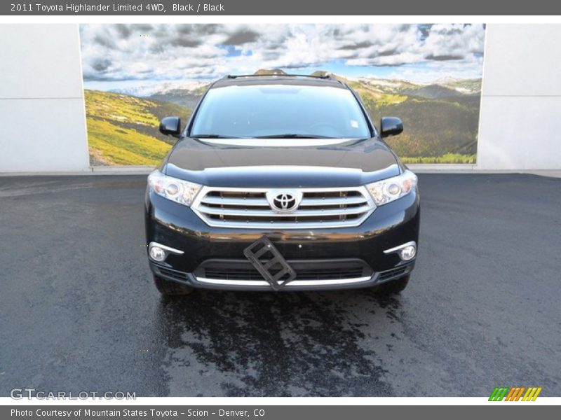 Black / Black 2011 Toyota Highlander Limited 4WD