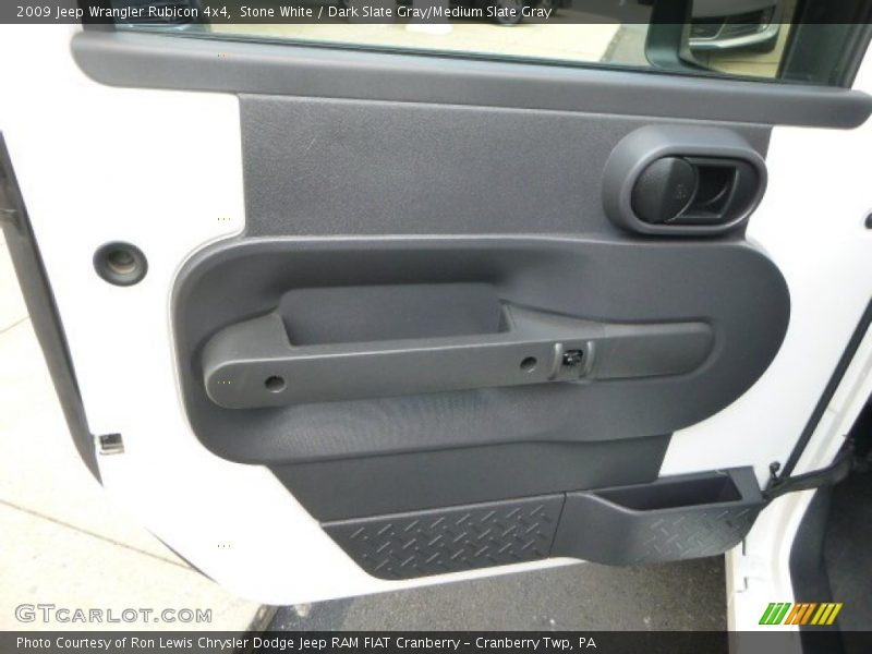 Stone White / Dark Slate Gray/Medium Slate Gray 2009 Jeep Wrangler Rubicon 4x4