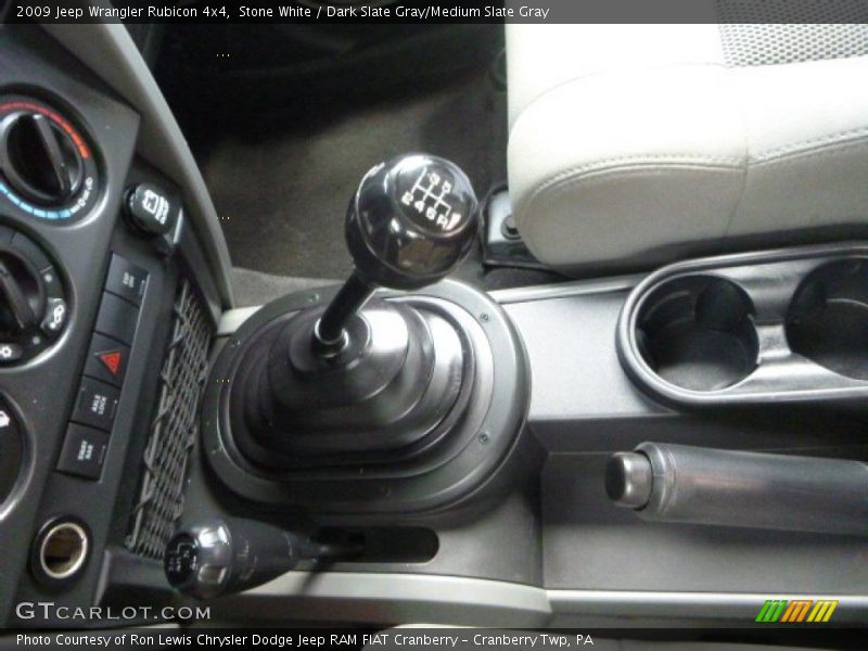 Stone White / Dark Slate Gray/Medium Slate Gray 2009 Jeep Wrangler Rubicon 4x4