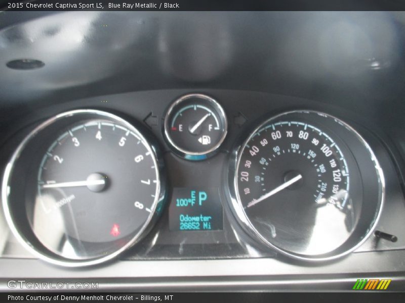 Blue Ray Metallic / Black 2015 Chevrolet Captiva Sport LS