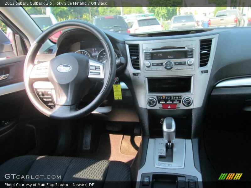 Sky Blue Metallic / Off Black 2012 Subaru Outback 2.5i